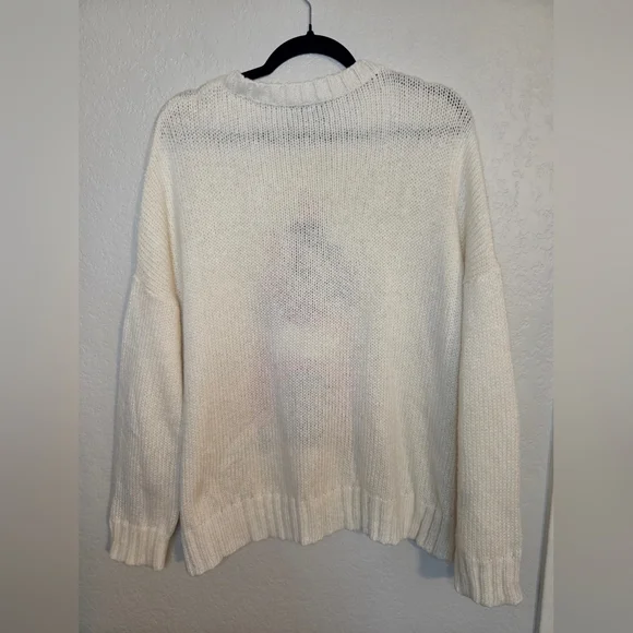 Wooden Ships White Sweater with Pink Car and Gifts Design - Picture 5 of 8